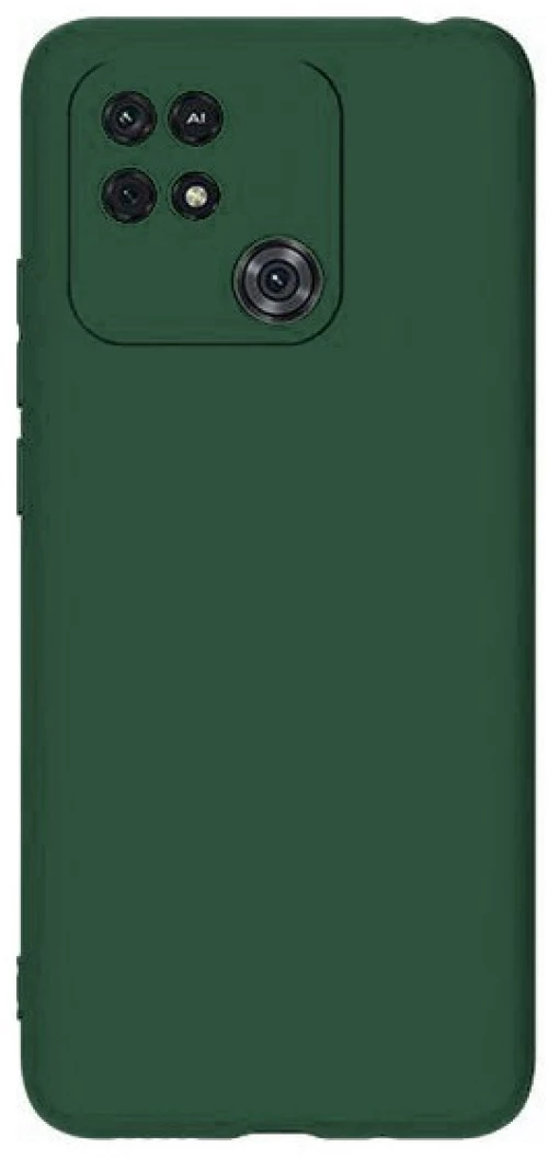 Θήκη σιλικόνης TPU Ultra Slim 0.3mm soft mat για Xiaomi Redmi 10C - Σκούρο Πράσινο