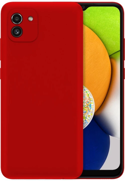 Θήκη Silky And Soft για Samsung Galaxy A03 - Κόκκινο