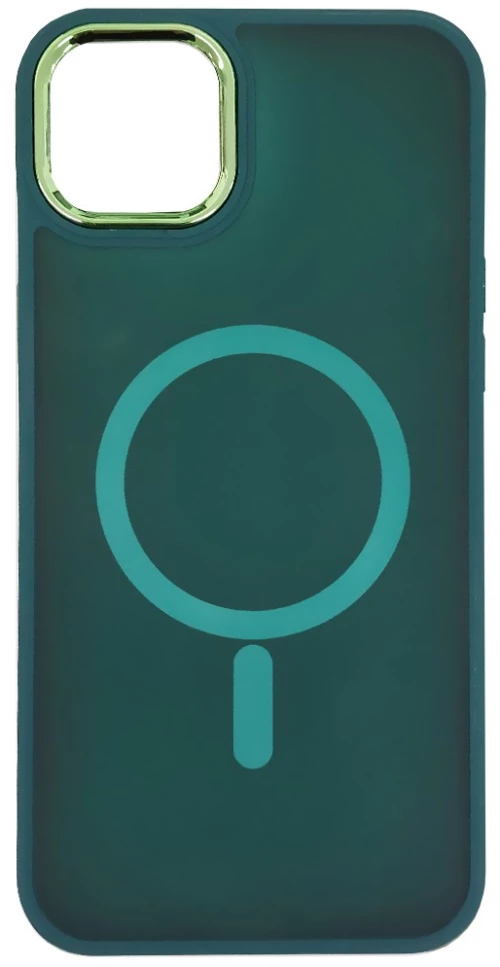 Θήκη σιλικόνης Magnetic Back Cover για Apple iPhone 14 Plus - Πράσινο