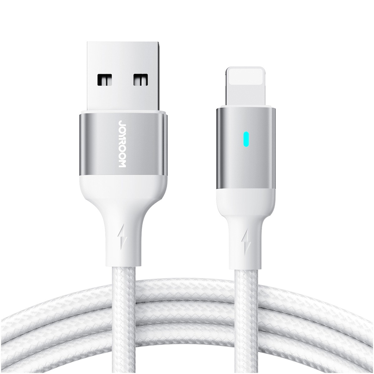 Joyroom S-UL012A10 Braided USB-A σε Lightning (1.2m) - Λευκό