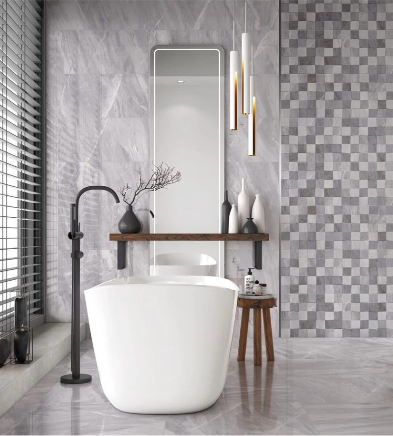 Πλακάκι Γρανίτης Δαπέδου Solar Earth Pearl Rectified 60x120 Γυαλιστερό