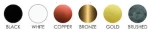 Καθρέπτης Project Mirrors Iron Curved Ορθογώνιος 60x80 - Copper