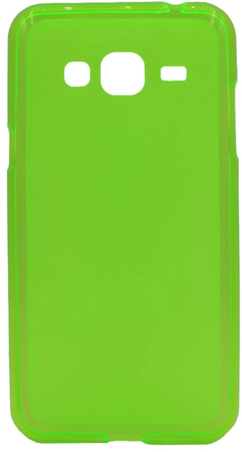 Θήκη TPU διάφανη με mat πλάτη για Samsung J3 2016 - πράσινο