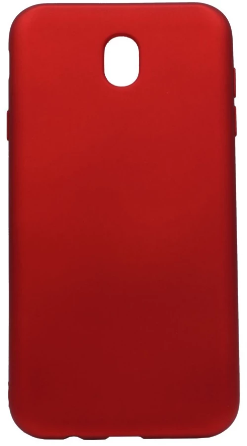 Θήκη σιλικόνης TPU Gel Ultra Thin mat για Samsung J7 2017 - κόκκινο