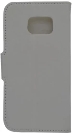 Θήκη flip με δυνατότητα STAND για Samsung S6 Edge - λευκό