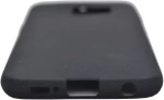 Θήκη σιλικόνης TPU Ultra Slim 0.3mm soft υφή mat για Samsung S6 Edge - μαύρο