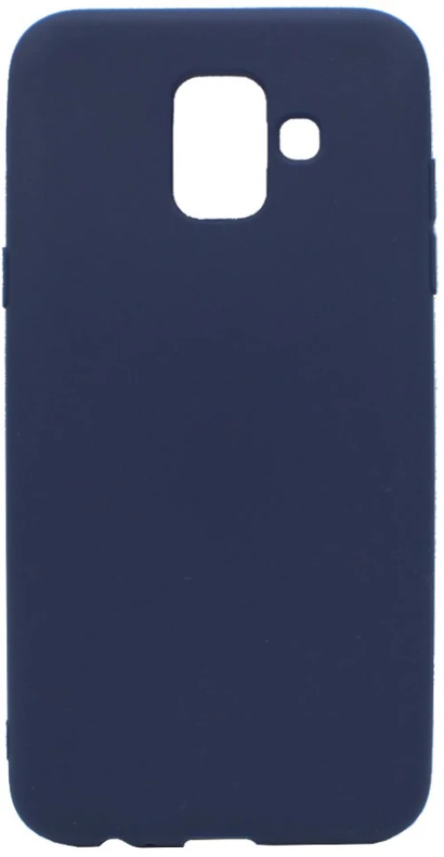 Θήκη σιλικόνης TPU Ultra Slim 0.3mm soft mat για Samsung A6 2018 - σκούρο μπλε