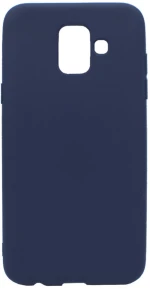 Θήκη σιλικόνης TPU Ultra Slim 0.3mm soft mat για Samsung A6 2018 - σκούρο μπλε