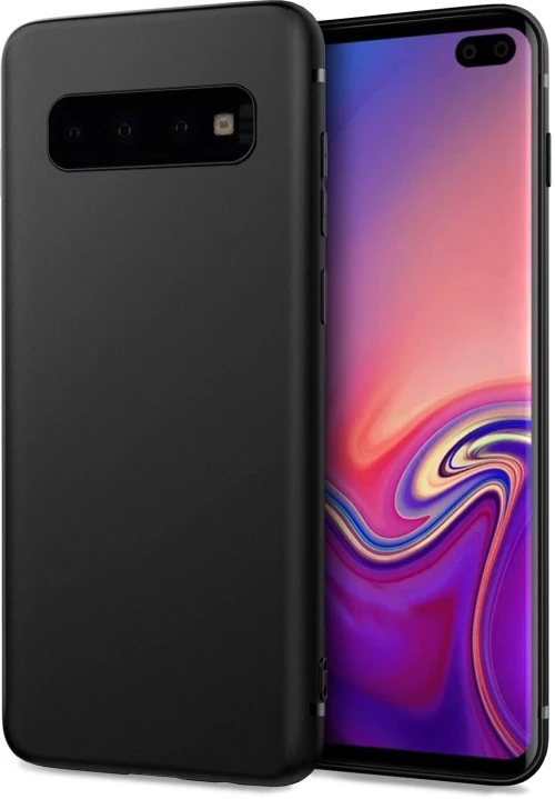 Θήκη σιλικόνης TPU Ultra Slim 0.3mm soft mat για Samsung S10 Plus - μαύρο