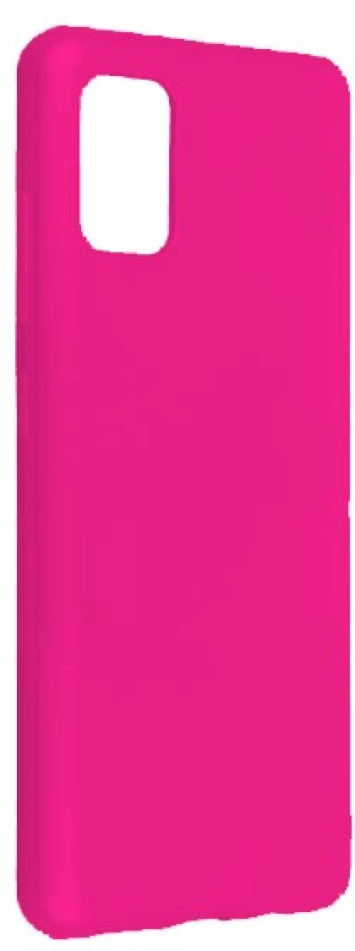 Θήκη σιλικόνης TPU Ultra Slim 0.3mm soft υφή matte για Samsung A41 - φούξια fluo