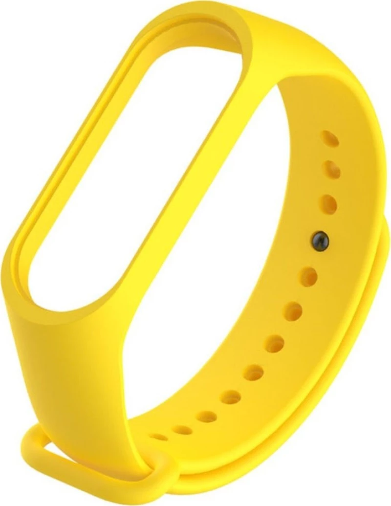 Λουράκι Σιλικόνης για Xiaomi Mi Band 5/6 - Κίτρινο