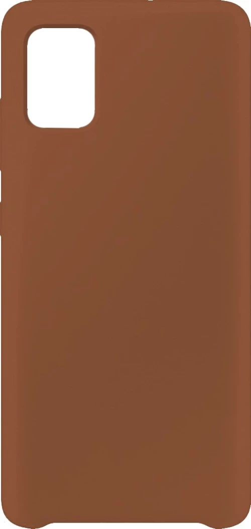 Θήκη σιλικόνης TPU Ultra Slim 0.3mm soft υφή matte για Samsung A51 - Καφέ