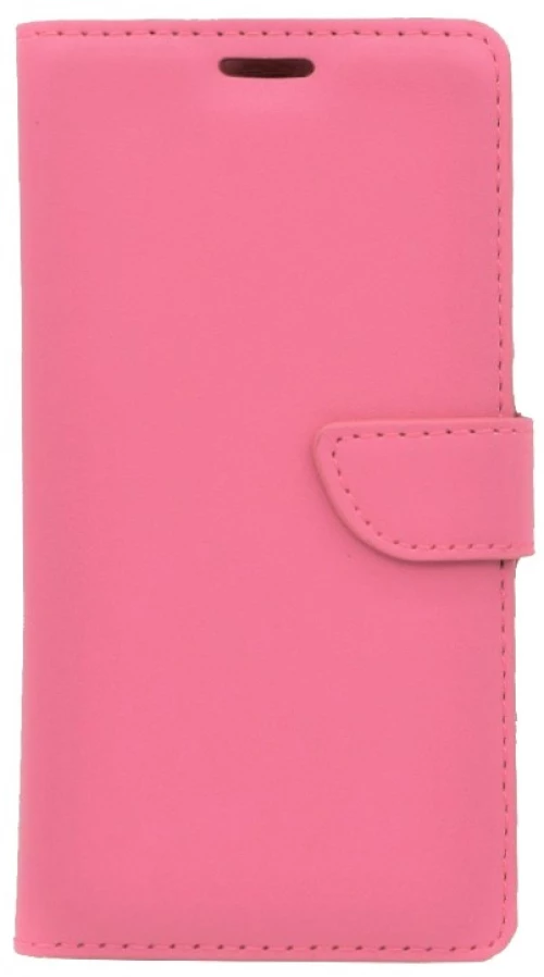 Θήκη flip με υποδοχή καρτών και δυνατότητα STAND για Samsung A20s - Ροζ