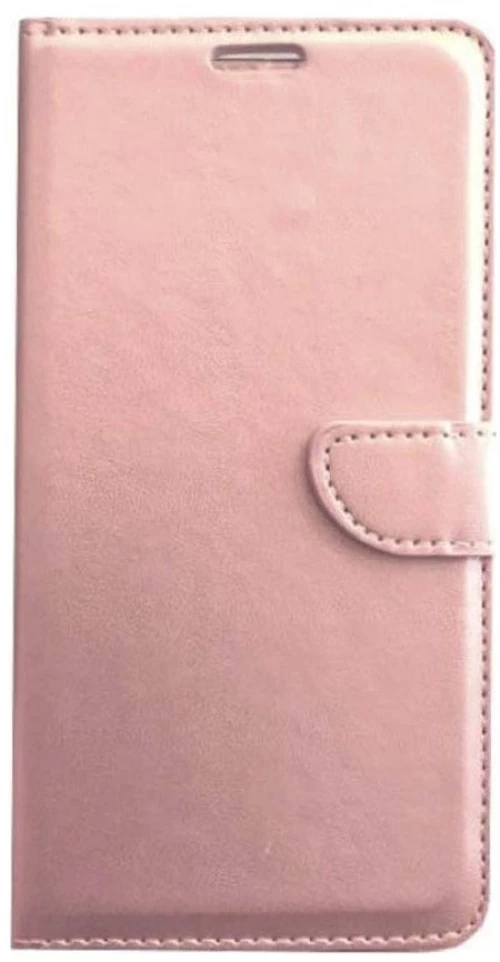 Θήκη flip με υποδοχή καρτών και δυνατότητα STAND για Apple iPhone 14 Pro Max - Ροζ Χρυσό