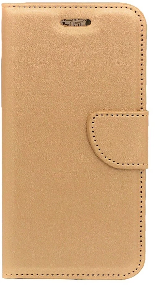 Θήκη flip με υποδοχή καρτών και δυνατότητα STAND για Samsung Galaxy S23 5G - Χρυσό