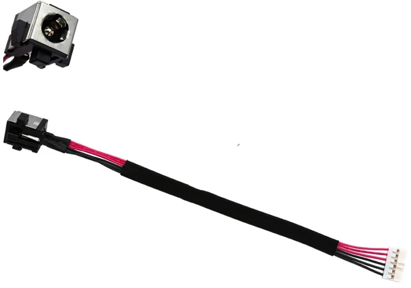 Βύσμα Τροφοδοσίας DC Power Jack PJ563 5.5x2.5mm ASUS K55 K55A U57 U57A With Cable