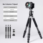 K&F Concept S254C2+BH30 Lightweight Carbon Fiber Tripod, Detachable Monopod, Mini Tripod (KF09.113)