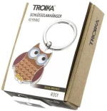 Μπρελόκ Μεταλικό Troika Rosy 0.7x3.6x7.7cm Πολύχρωμο KR14-13/BR