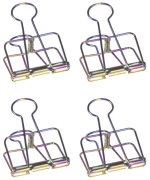 Μεταλλικά Binder Clip Heyda 4τμχ 50mm Πολύχρωμα 216266165