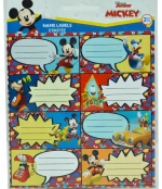 Ετικέτες Τετραδίων Gim Mickey 2τμχ Πολύχρωμες 773-00446