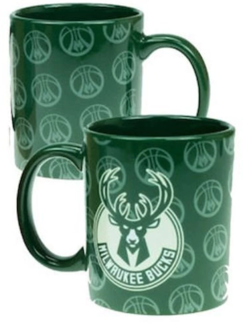 Κούπα Κεραμική Back Me Up NBA Milkwaukee Bucks 350ml Πράσινη 558-55102