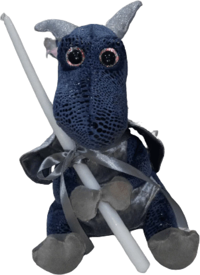 Λαμπάδα Dino 32cm (Μπλε)