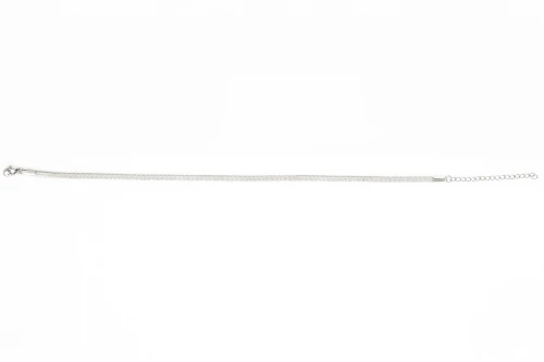 Αλυσίδα ποδιού Stainless Steel ασημί