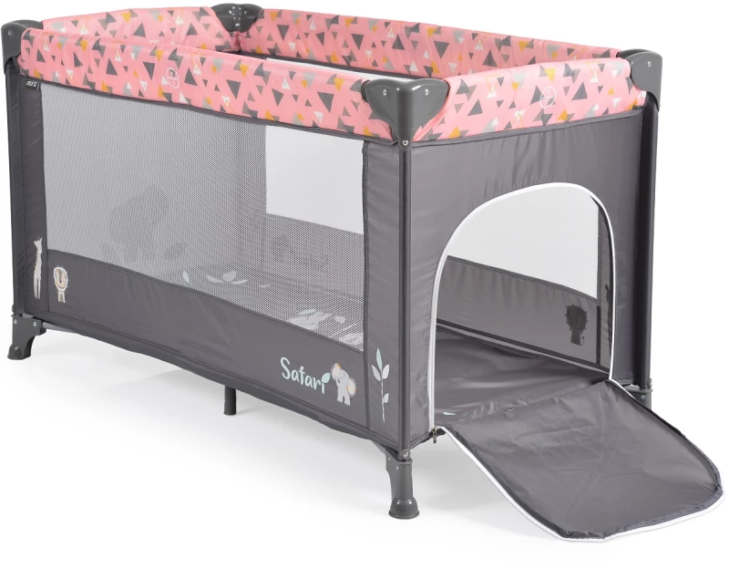 Cangaroo Safari Παρκοκρέβατο Pink 125x65cm