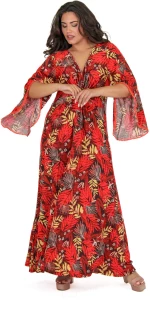 Maxi Tropical Φόρεμα -FM936