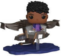 Funko Pop! Rides Super Deluxe: Marvel Black Panther Wakanda Forever - Shuri in Sunbird #110 Bobble-Head Vinyl Figure