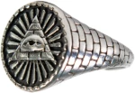 Ατσάλινο Ανδρικό Δαχτυλίδι Ν-26 Silver
