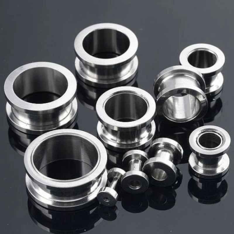 ΣΚΟΥΛΑΡΙΚΙ ΑΤΣΑΛΙ FLESH TUNNEL ΑΣΗΜΙ 11MM