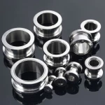 ΣΚΟΥΛΑΡΙΚΙ ΑΤΣΑΛΙ FLESH TUNNEL ΑΣΗΜΙ 11MM