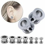 ΣΚΟΥΛΑΡΙΚΙ ΑΤΣΑΛΙ FLESH TUNNEL ΑΣΗΜΙ 11MM