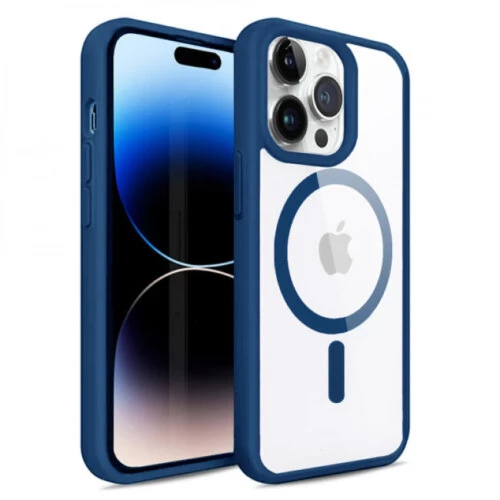 Iphone 11 Pro Max 6.5" MagSafe Case Clear - Navy Blue