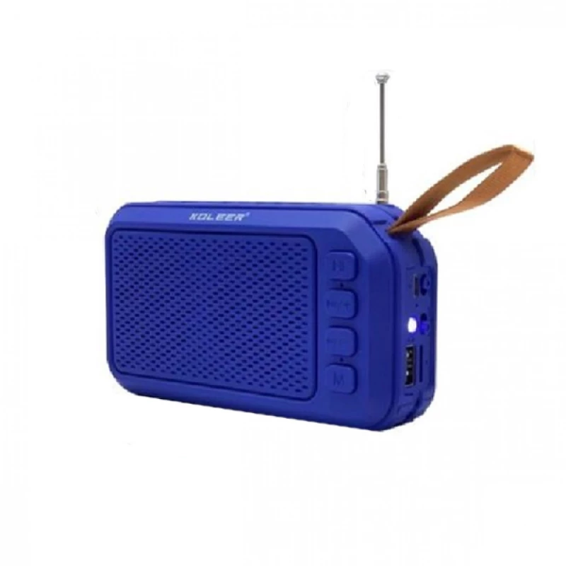 Μίνι Φορητό Ηχείο Bluetooth – 2"/5W με Φακό Νύχτας και Ραδιόφωνο S26 - Μπλέ