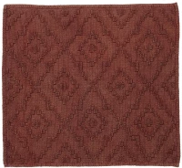 Ταπέτο Μπάνιου 60x60cm 100% Cotton Dark Pink Sealskin Aztec 800100