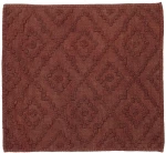 Ταπέτο Μπάνιου 60x60cm 100% Cotton Dark Pink Sealskin Aztec 800100