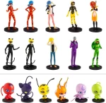 P.M.I. Miraculous Pencil Toppers - 8 Pack Deluxe Box -including 2 hidden rare characters (S1) (Random) (MLB2070)