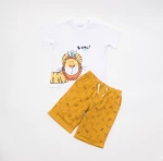 Trax Παιδικό Σετ Υφασμάτινη Βερμούδα Lion King Για Αγόρι, Λευκό