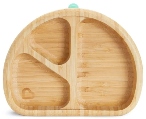 Munchkin Bamboo Devided Plate Mint