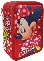 ΚΑΣΕΤΙΝΑ ΓΕΜΑΤΗ ΤΡΙΠΛΗ MINNIE 19,5x12,5x7cm Disney 1004Ε-9777