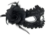 Bella black Fetish Mask