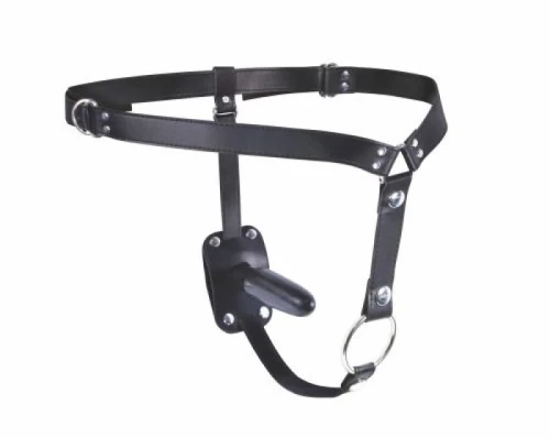 Strap On X Joyride Dildo and Anal Plug Black