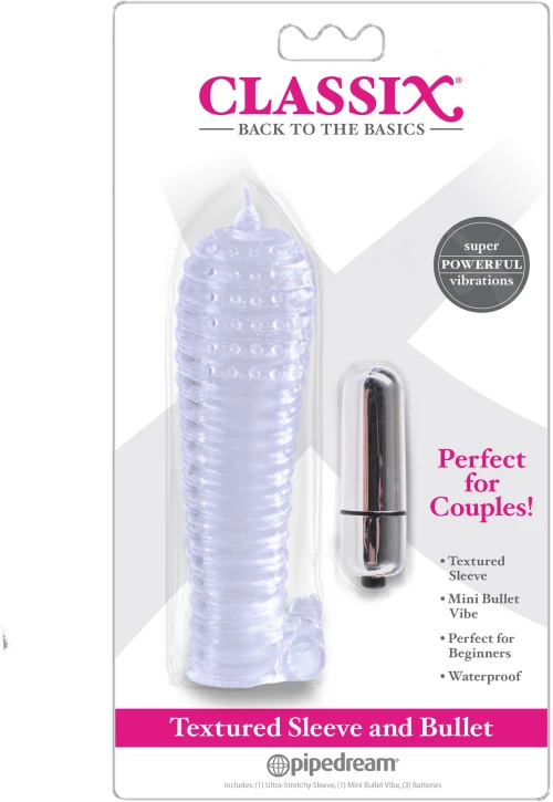 Textured Penis Sleeve & Bullet
