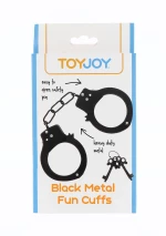 Metal Black Handcuffs - Toy Joy