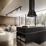 ELICA IKONA BL MAT/Α/60 Απορροφητήρας νησίδα 60εκ