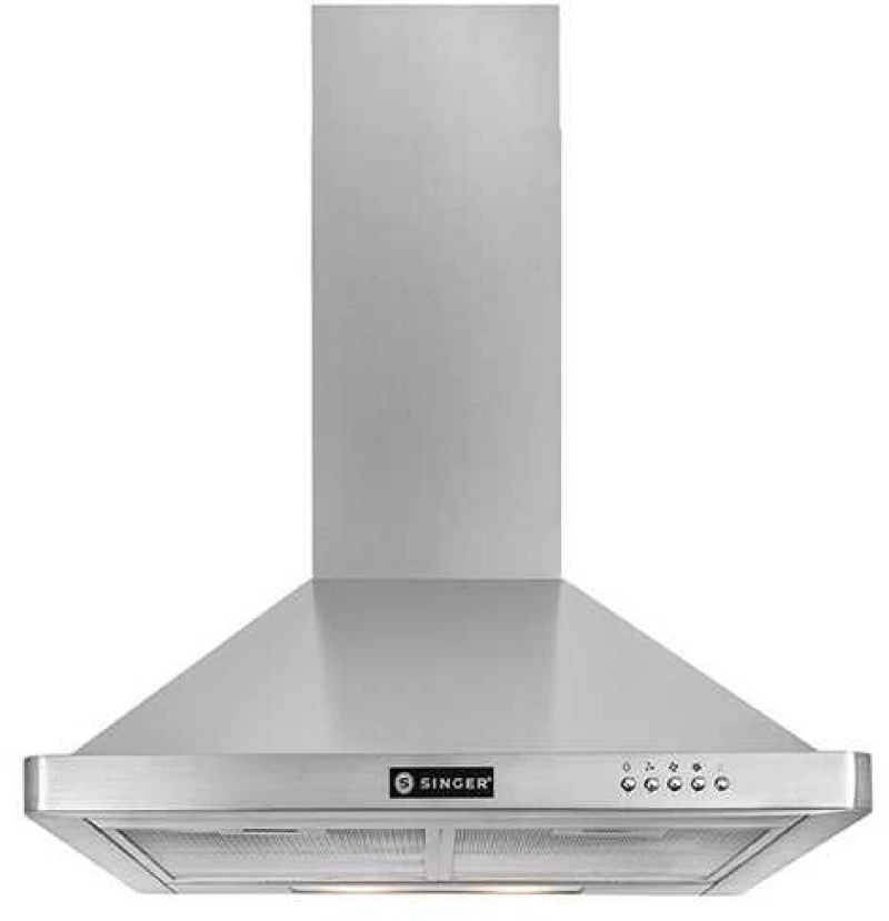 Απορροφητήρας Singer Καμινάδα 60cm με 1 Μοτέρ Pyramid 601 Ιnox