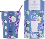 ESTIA ΘΕΡΜΟΣ COFFEE MUG SAVE THE AEGEAN 350ml GARDEN BLUE