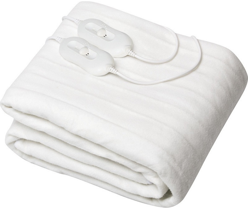 Mistral Plus QD-SD-DT-2 Διπλή Ηλεκτρική Κουβέρτα Λευκή 60W 140x160εκ.